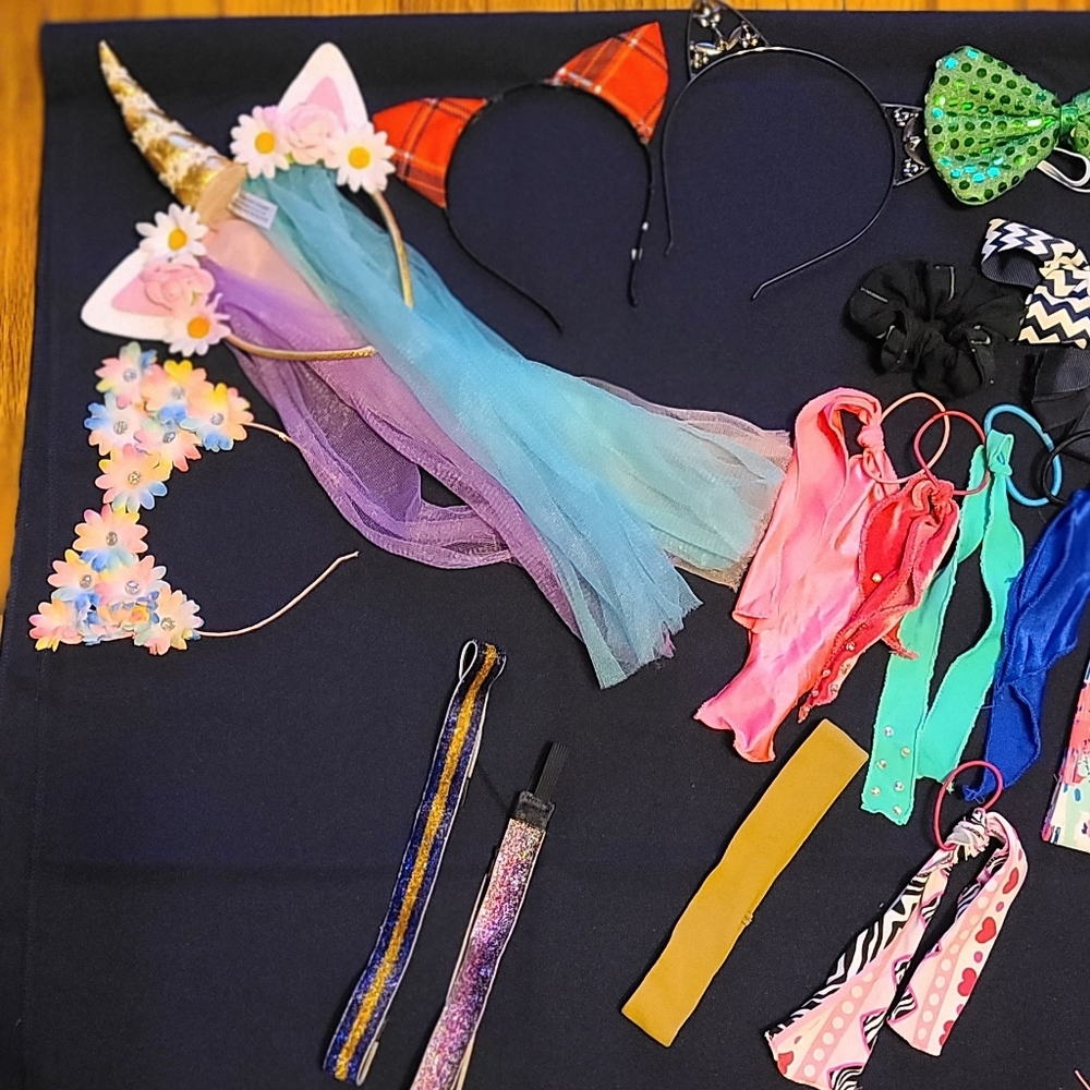 Kids size headbands jewelry bows